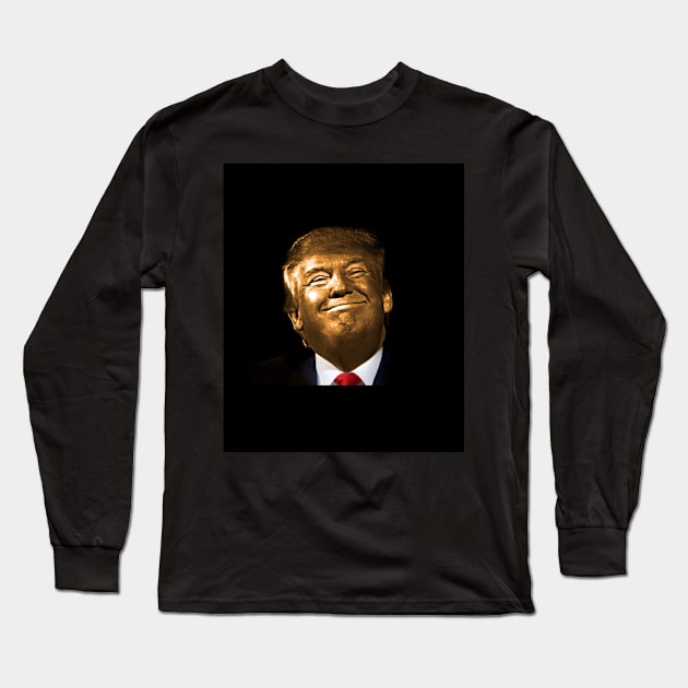 Golden Trump Long Sleeve T-Shirt by SubtleSplit